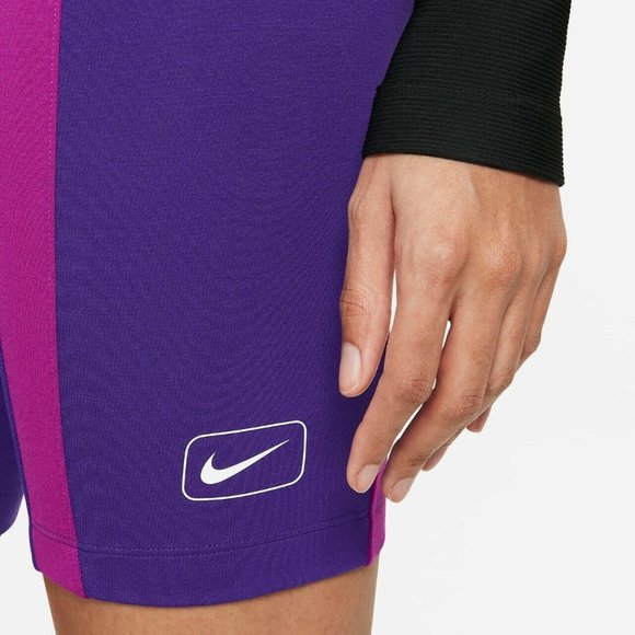 Nike NSW Street Bike Shorts CZ9771-547 Purple Women's - Picture 6 of 8
